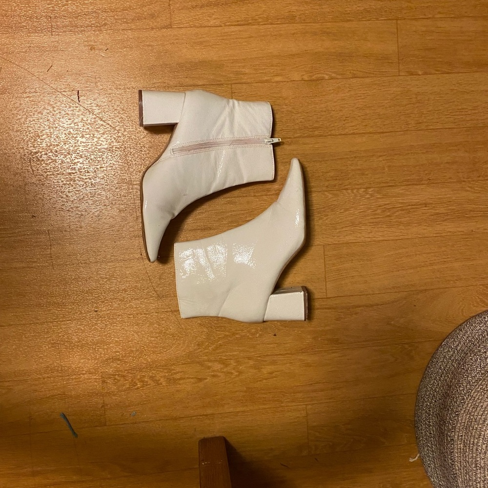 White Ankle Boots